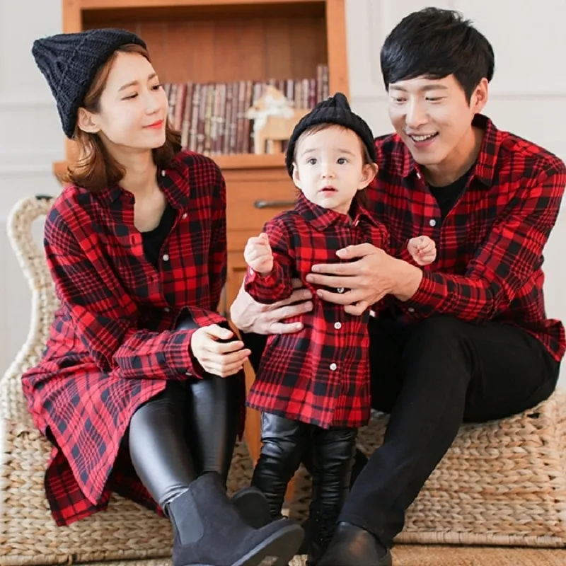 Blusa xadrez mae e sales filho