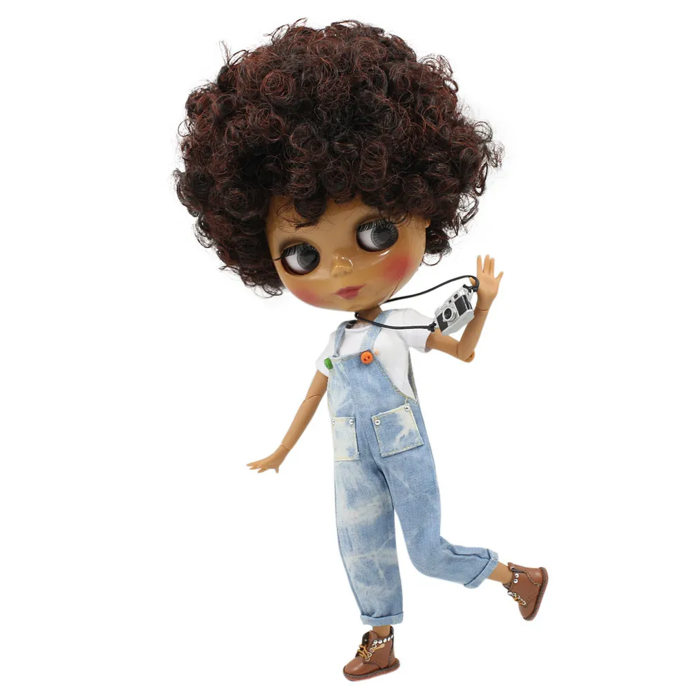 Blyth 30cm Short Curly Creatable World Dolls With Joint Body