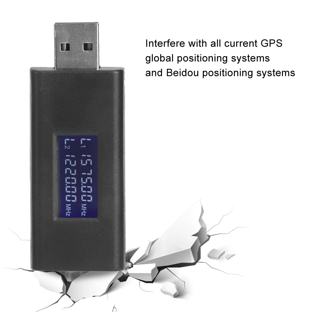 Przenośna tarcza interferencyjna sygnału Sygnału USB GPS i TI śledzenie ochrony prywatności Pozycjonowanie 12V24V1822200