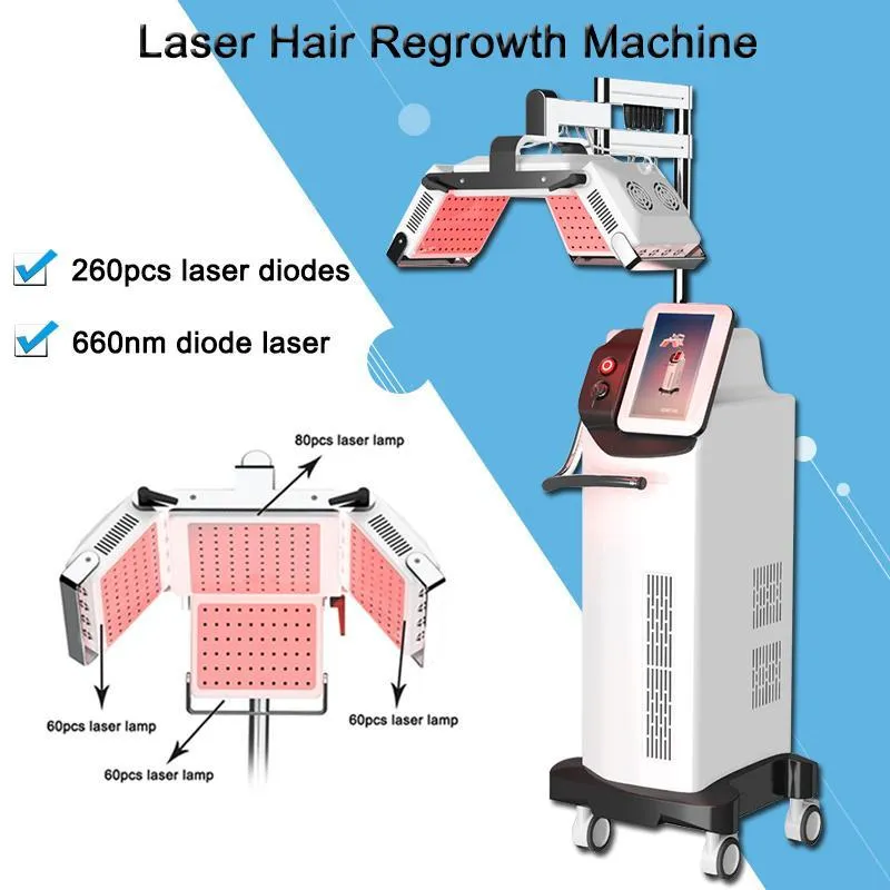 2023 أسخن علاج تساقط الشعر 660nm ديود الثنائي الليزر آلة إعادة نمو الشعر لآلة لضادة الشعر مضاد للتجربة