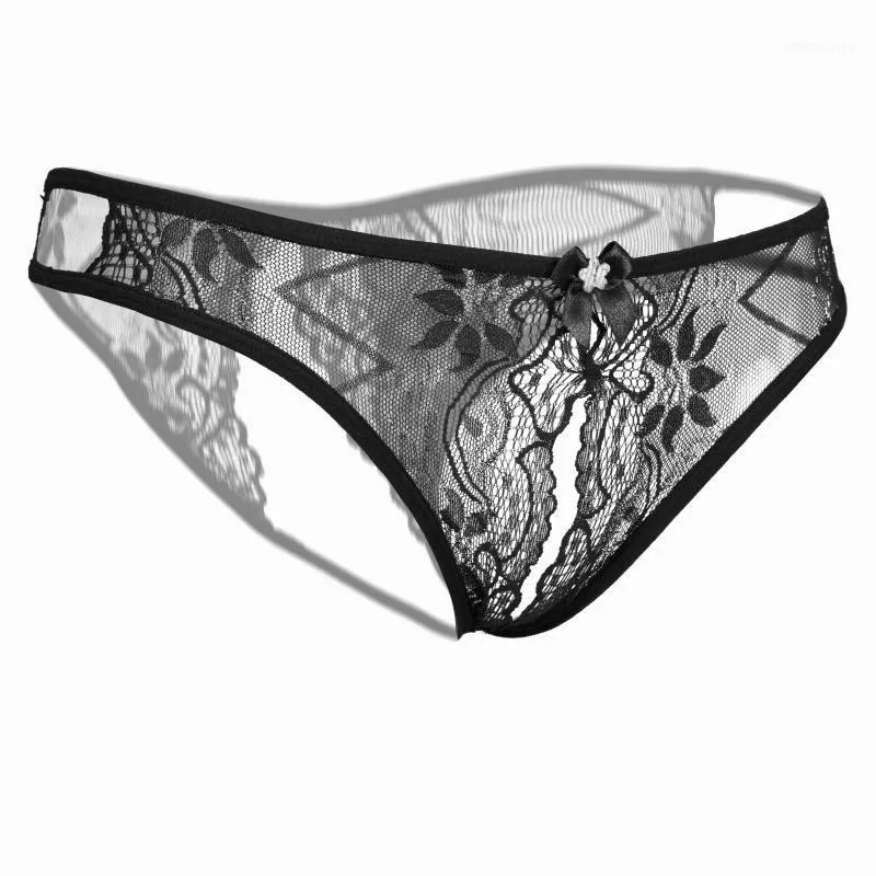 Femmes Sexy Lingerie ouvert entrejambe culotte mignon porno floral sous-vêtements en dentelle entrejambe couple sexe porter flirty slips 401