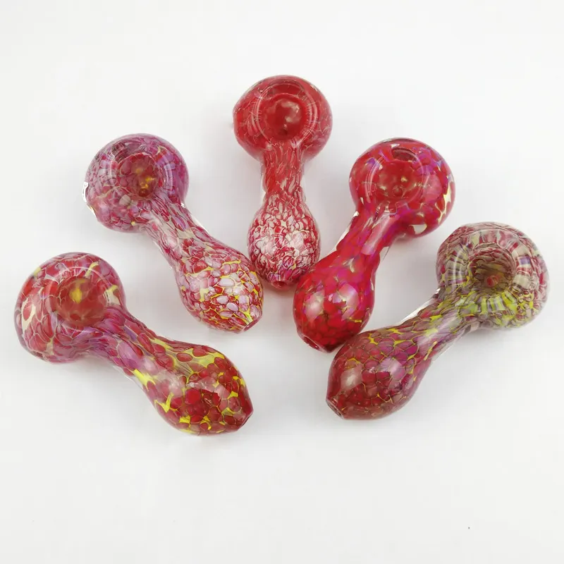 Mini Pipe En Verre Borosilicate Rose - Taille 8 Cm, Avec Accessoires 3 En 1 Et Étui - Portable, Fabriquée à La Main - 2