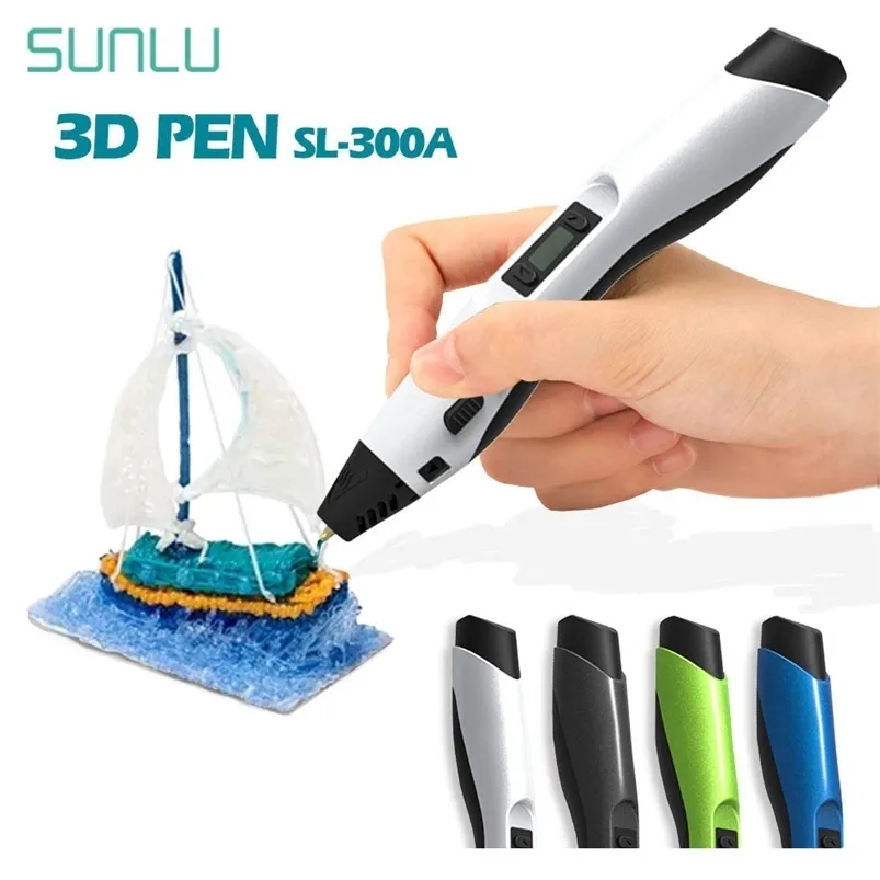 SUNLU SL 300A 3D Pen With PLA ABS Filament 3D Printing Pen Set  24.99usd201214 From Bai09, $31.65