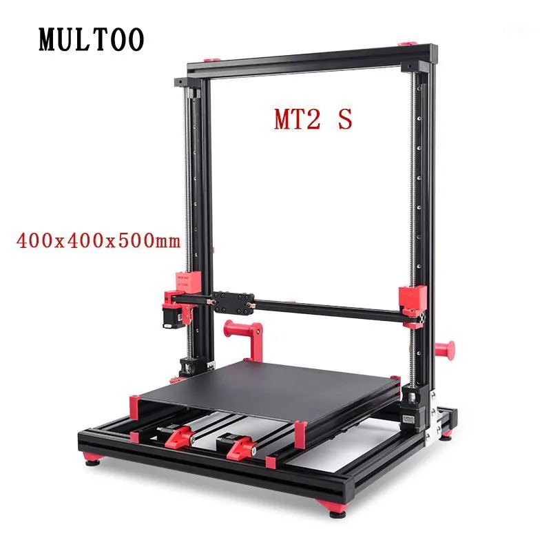 Printers MULTOO MT2 Linear Guide Rail With Customized Z Axis Height High Temperature Precision Ball Screw 500X500X600 400x400x5001