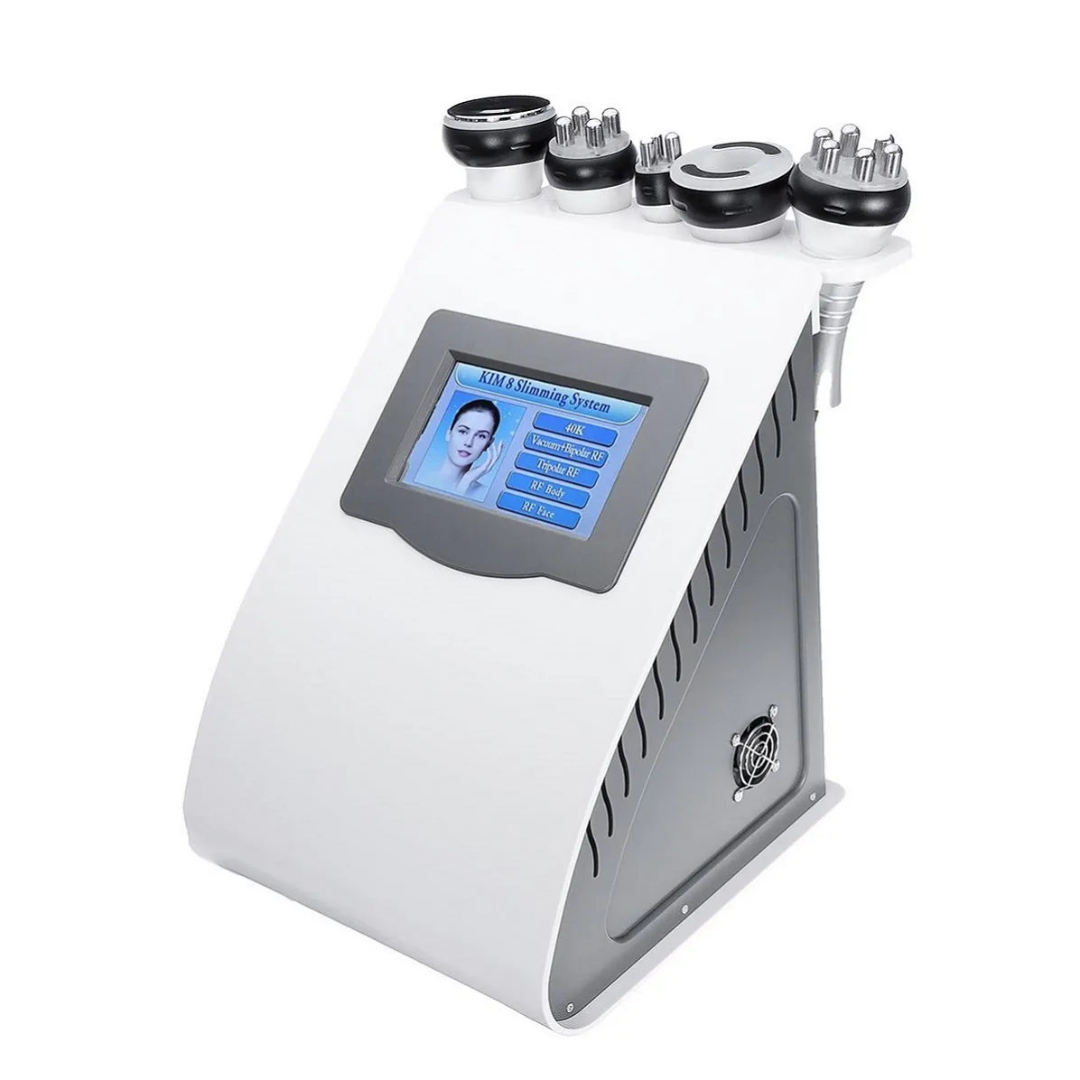 Cavitation ultrasonique 40k forte efficace 5 dans 1 Sculpture de corps Sculsing Slimming Vacuum RF Skin Care Firm Body Lift Machine Slimming With Trolly