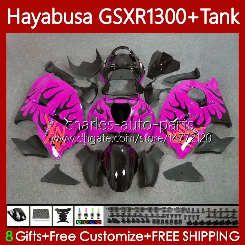 Hayabusa för SUZUKI GSXR 1300CC GSXR-1300 1300 CC 02 03 04 05 06 07 Kropp 74NO.272 GSX-R1300 GSX R1300 96-07 GSXR1300 96 1996 1997 1998 1999 2000 2001 Fairings Pinkflames