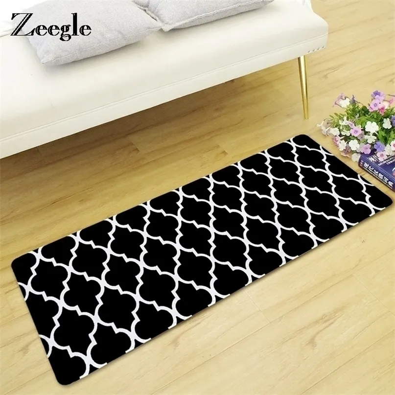 Zeegle Carpet Living room Door Mat Kitchen Non-slip Bathroom Kid Room Area Rug Toilet 220301