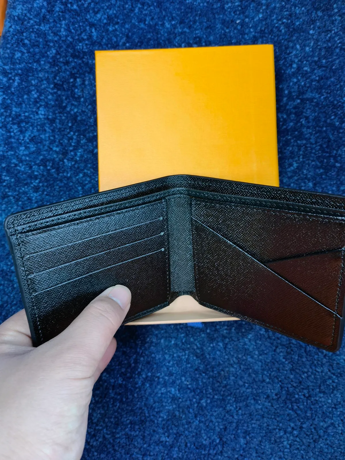 2021 new L bag billfold High quality Plaid pattern women wallet men pures high-end luxury s designer L wallet with box handba8