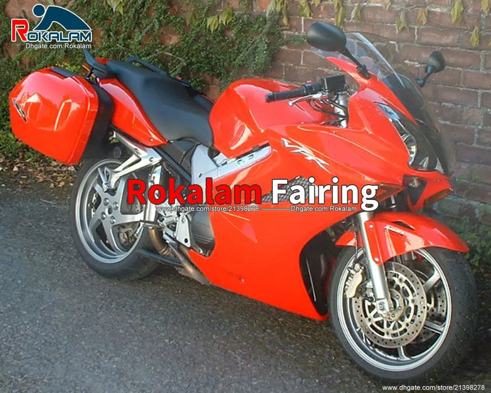 Honda VFR800 için Motosiklet Cowling VFR 800 2008 2009 2010 2012 2012 Aftermarket Fairings Kiti (Enjeksiyon Kalıplama)