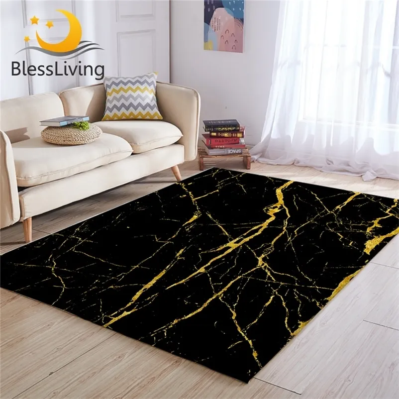 Black Gold Tie Dye Marble Effect, Home Decor Rugs, Floor Rug, Marble Rug,  Abctract Rug, Living Room Rug, Modern Decorative Rug, Bedside Rugs 