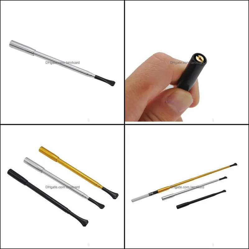 Retractable Pipes Cigarette Holders Long Smoke Rod Ancient Women`s Holder Ladies Smoking