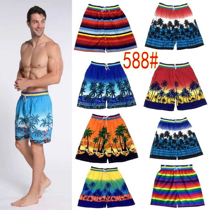 2020 New Mäns Running Shorts Mens Beachwear Sport Shorts Men Snabbtorkande Sport Mäns Shorts Jogging Beach Korta Män