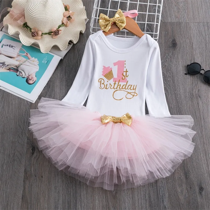 Tutu bébé fille pour cadeau de tout premier anniversaire Robe