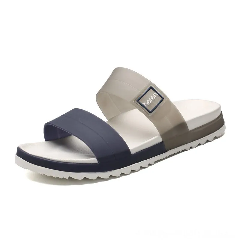 Mens Summer Peep Toe Summer Slippers For Men Non Slip Breathable