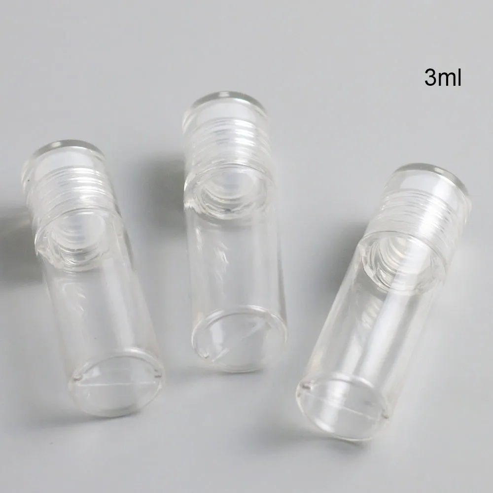 3ML 3G Vacío Plástico Clear Pozo Flojo Botella de polvo con tamiz Maquillaje Cosmético Tarrar Contenedor Handheld Portable Sifter 300pcs