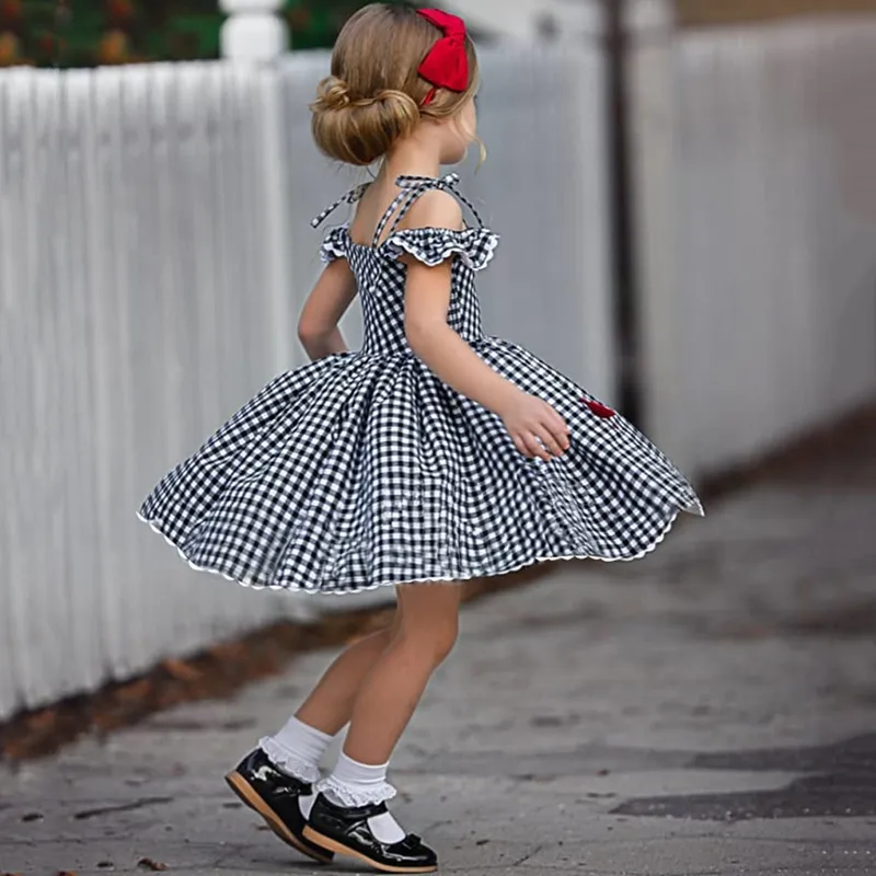 Ogni Donna Abiti Moda Bambino Bambini Ragazza Manica Corta Off