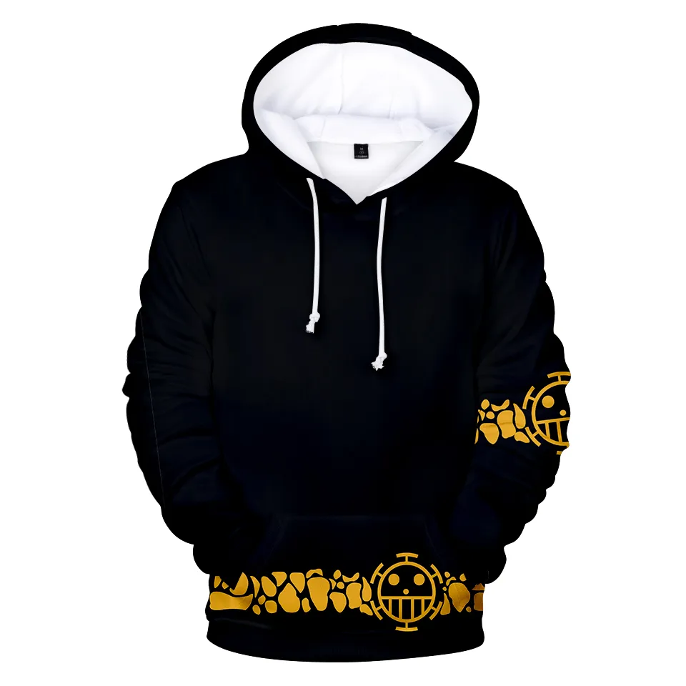 3D Baskılı Hoodies Tek Parça Hoodie Erkekler Kazak Kadın Harajuku Kazaklar Rahat Sıcak Satış Anime Siyah 3D Hoodies Giyim C1011