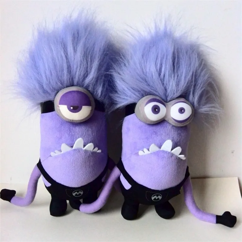 Violet Minions poupée en peluche Despicable Me Même paragraphe Fun Stuffed Toys ChildrenChildren peluche cadeau LJ200915