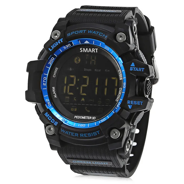 Smart Watch Fitness Tracker IP67 À Prova D 'Água Smartwatch Pedômetro Profissional Cronômetro BT Smart WristWatch para Android Ios Phone Watch