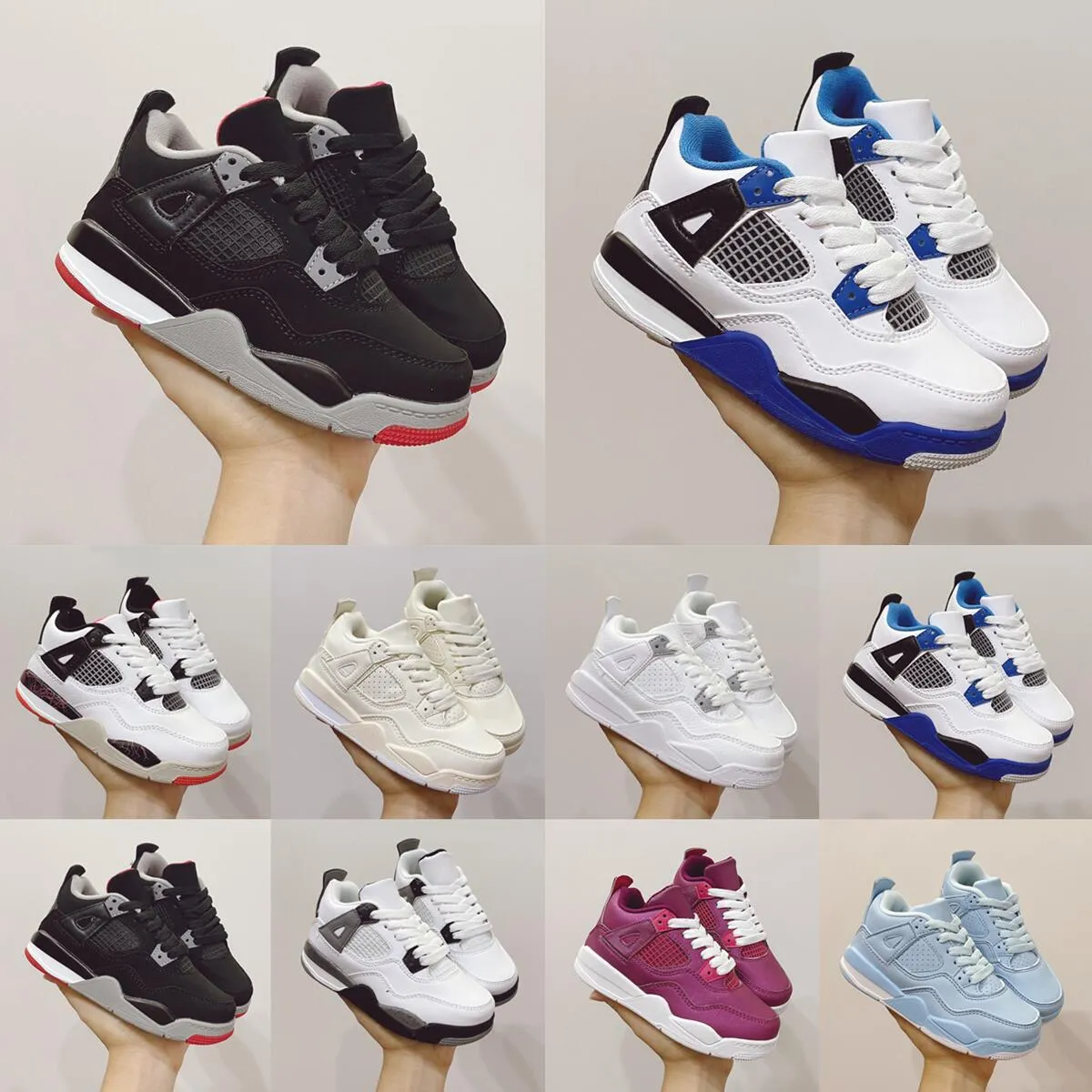 ✨ 5 Estrellas Chaussures De Basket Ball 4 Hommes Garçon Fille 4s