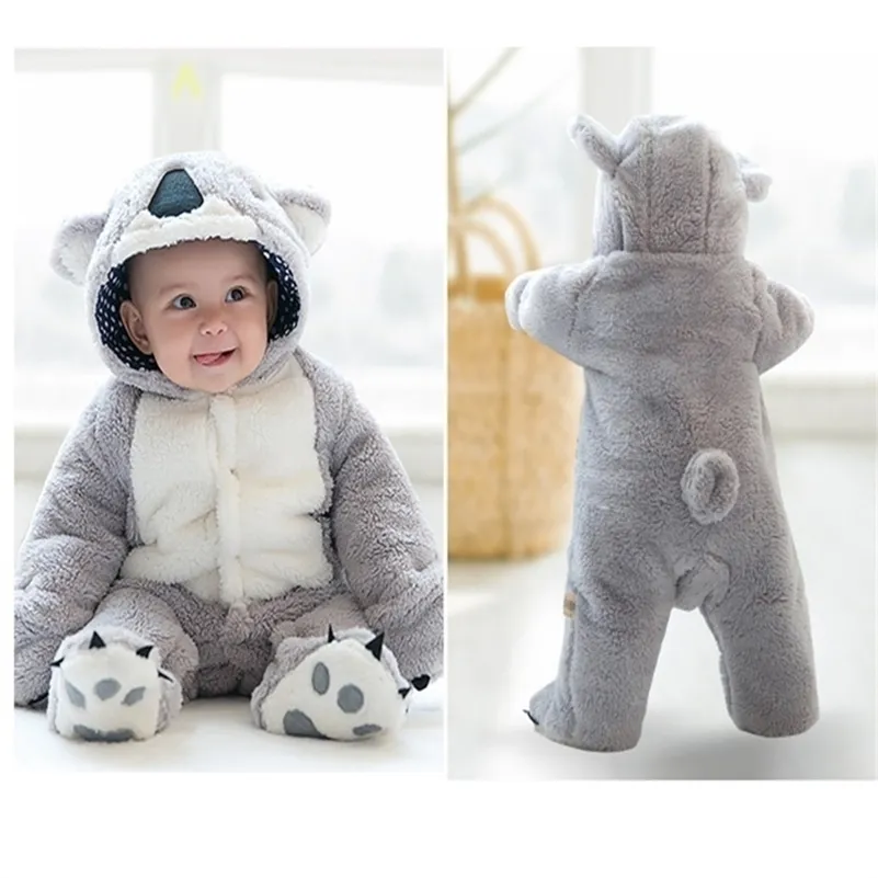 Nyf dda Baby Rompers H st Vinter Ull Baby Flickor Kl der Varm F r