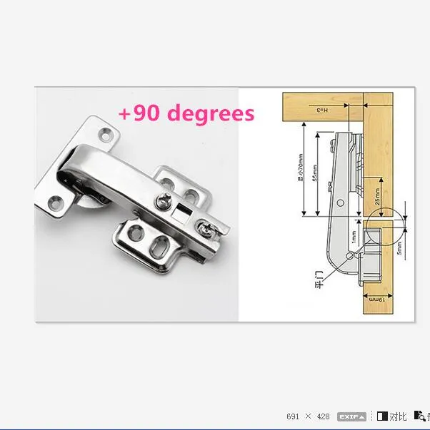 Kastdeur Geschuurde scharnier 45 graden 30 graden scharnier 90 graden hoekdeur speciale heteroseksuele deur scharniermeubilair hardware accessoires