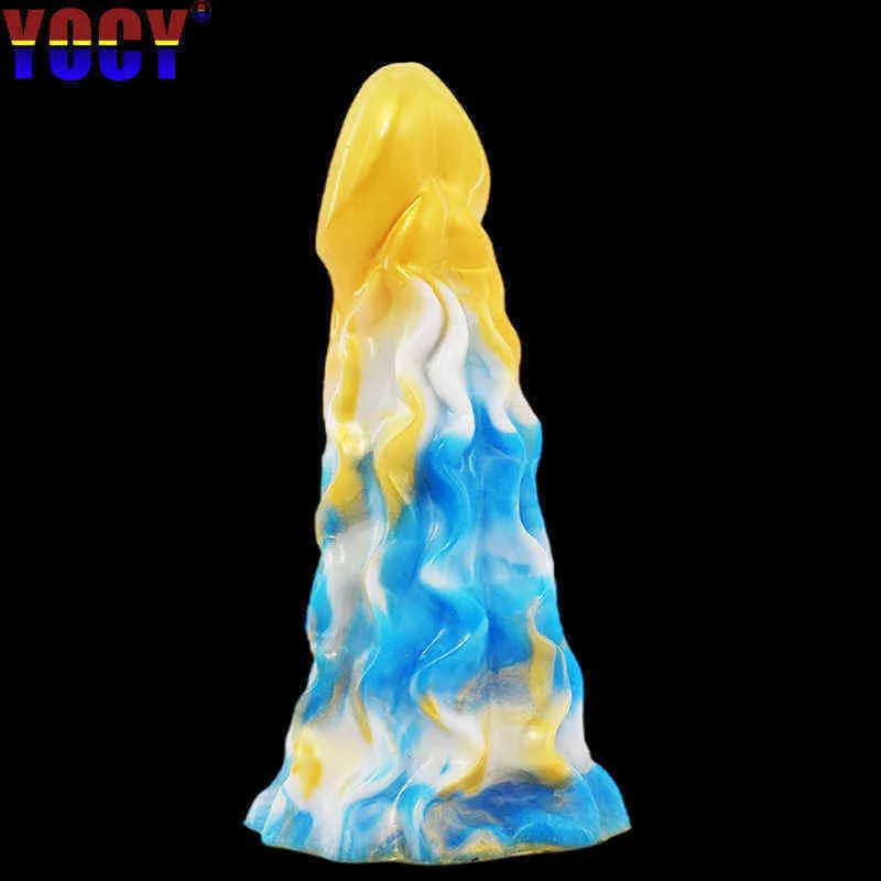 NXY Anal Spielzeug Neue Erwachsene Spaß Frauen Silikon Farbe Gefälschte Penis Plug Masturbation Appliance Sex Produkte Yocy 0314