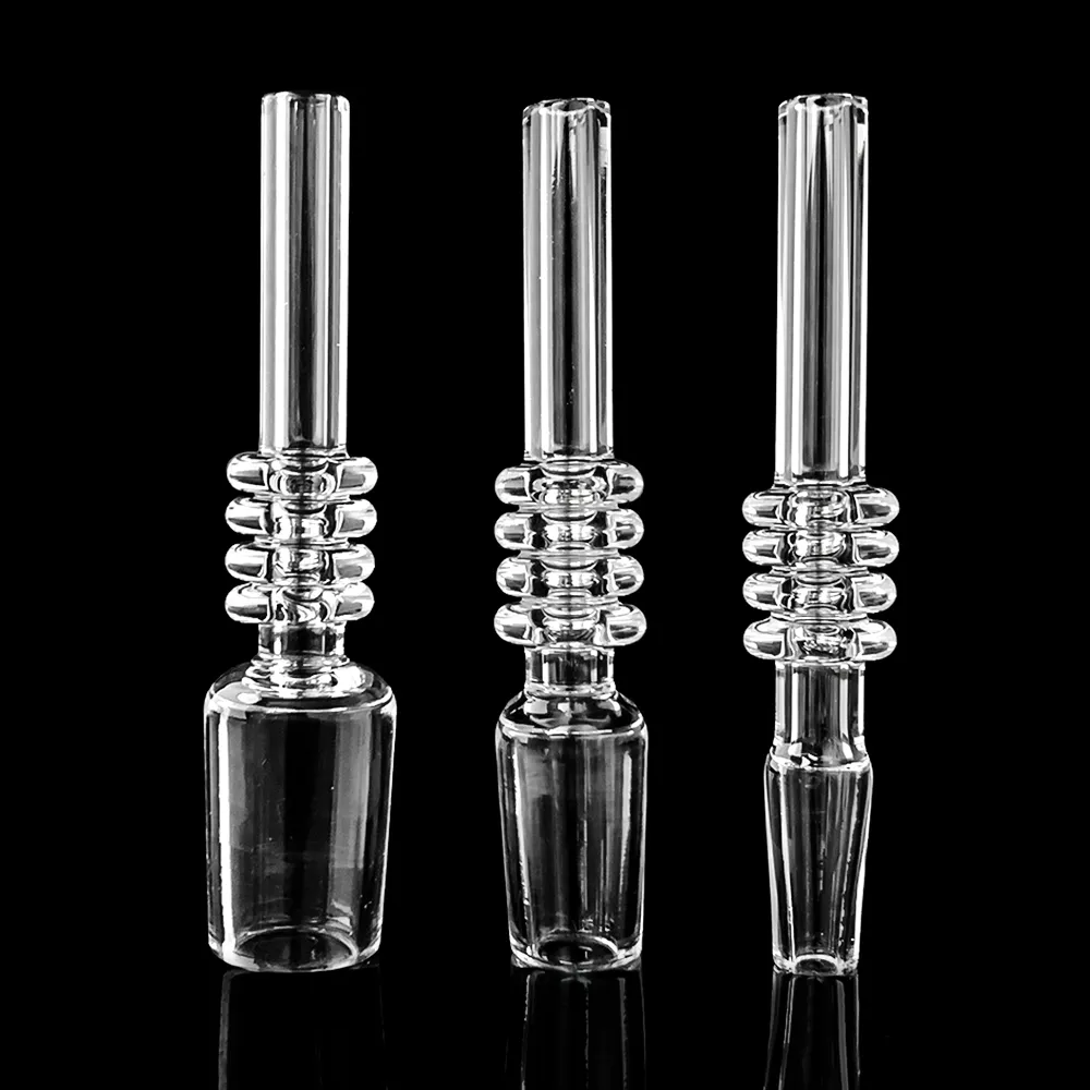 10 мм, 14 мм, 18 мм, мужские мини-наборы для сбора нектара, керамический сменный наконечник для ногтей для мазков, стеклянные бонги, стеклянная водопроводная труба