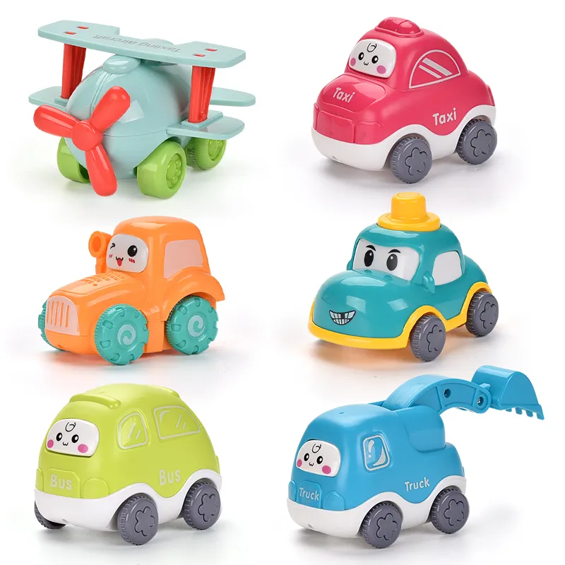 12pçs/6pçs Carro De Brinquedo Infantil, Carro De Corrida Para