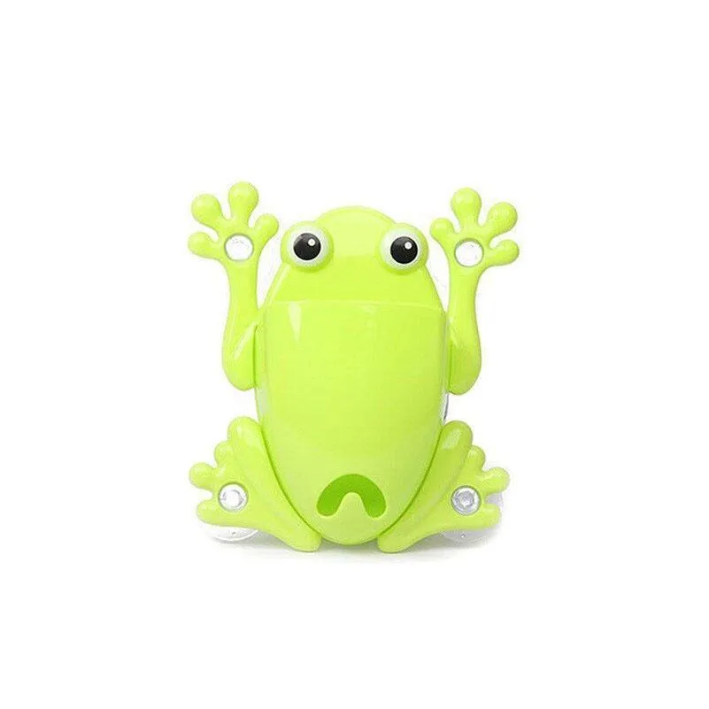 Cartoon Frog Toothbrush Holder With Wall Suction Hook Fun Home Decor For  Kids Bathroom Toothbrush Holder From Mx_home, $3.1