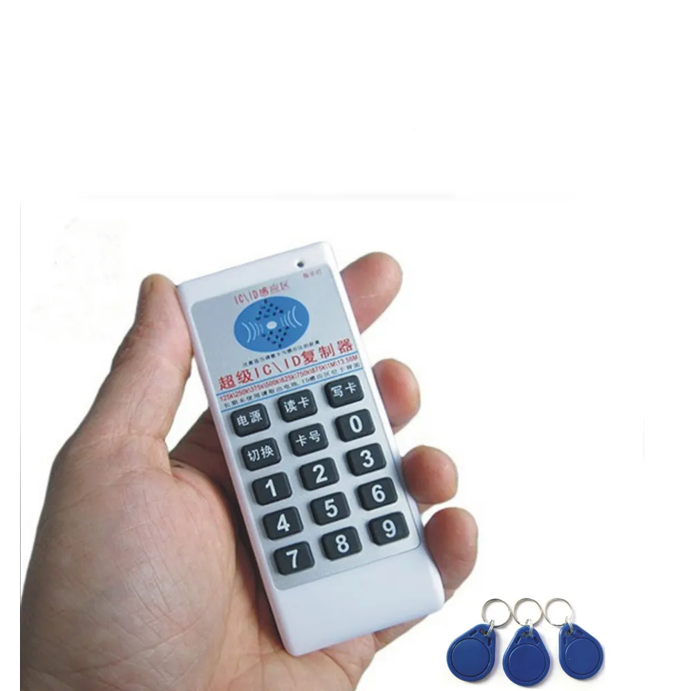 Portable 125Khz 13.56MHZ Copieur Duplicateur Cloner RFID NFC Lecteur De  Carte IC Écrivain + 5 Pièces 125KHZ + 5 Pièces 13.56MHZ Cartes Du 18,58 €