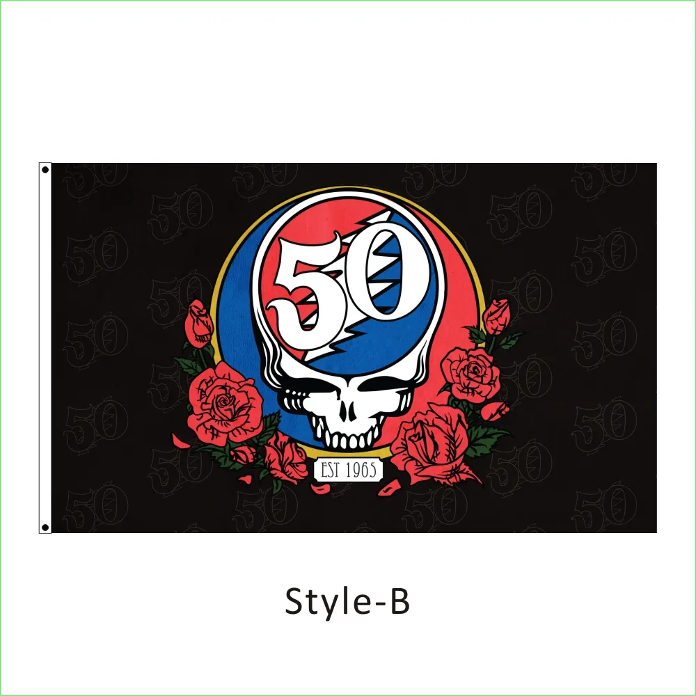 Grateful Dead Dancing Bears Flag - 3x5ft, Multicolor Polyester, US Seller