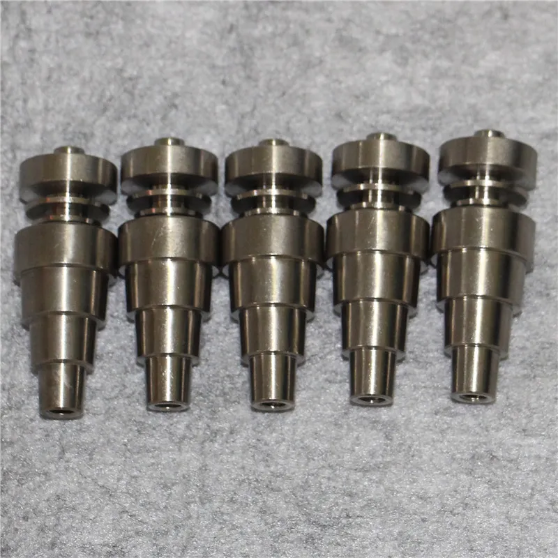 Universal hand tools 6in1 Titanium GR2 Nails 10mm 14mm 18mm Joint Male Female Domeless Ti Nail enail for Glass Bongs Water Pipe dab rig