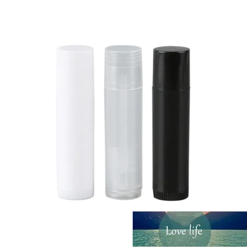 100 Uds 5g contenedor de tubo de bálsamo labial con tapa 5ml vacío DIY muestra Comestic viales botella de lápiz labial tubo de brillo de labios