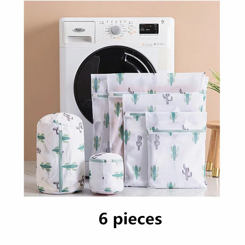 6 Filets à Linge Pour Machine - Protection Soutiens-gorge, Lingerie, Chaussettes - Lavage En Toute Sécurité - Zip Doux - 8