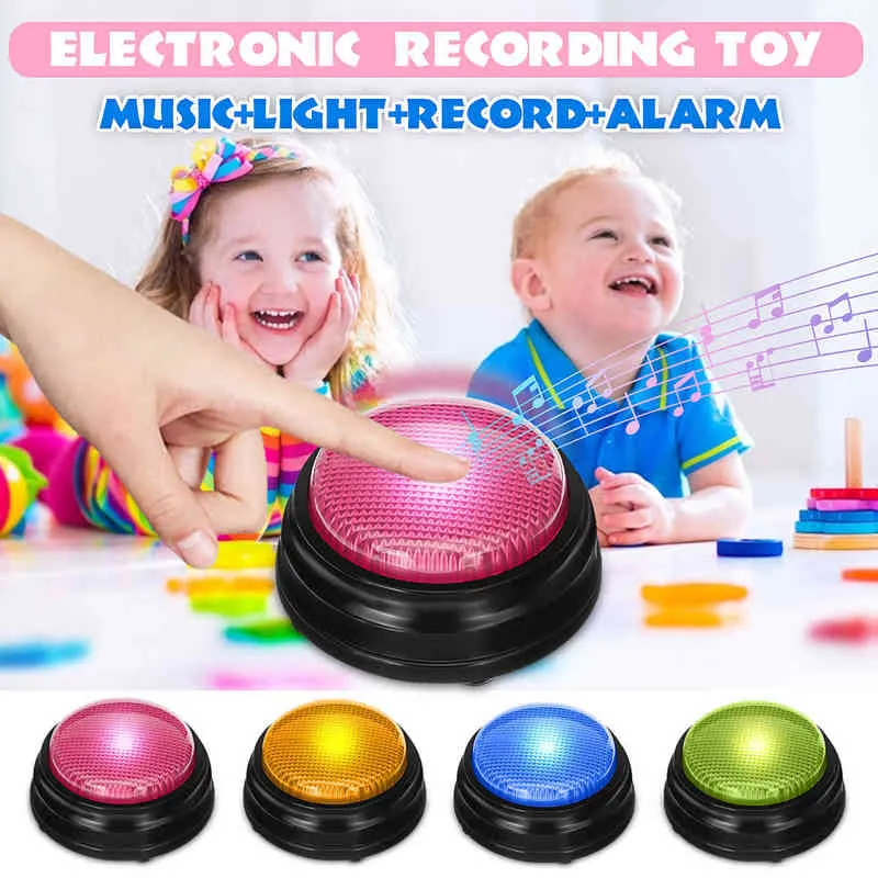 LEDアダルトイベントゲームパーティーツールバー子供子供のおもちゃギフトG1224の記録可能な話ボタン