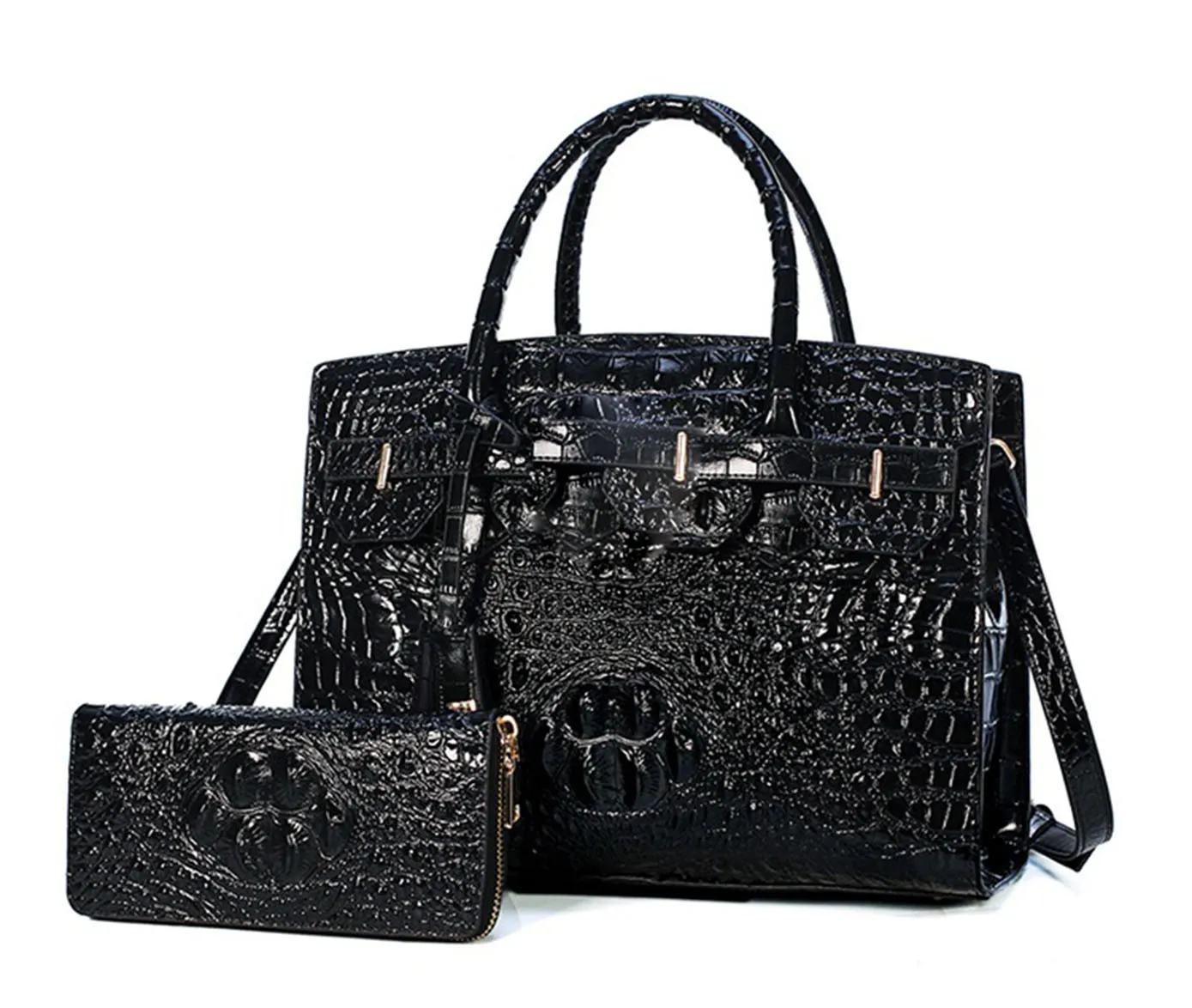 Classic designer Bgas min purse cute size crossbody bag for women luxury handbags girl fashion wallet Fashion Briefcases Smooth bright surface crocodile leather