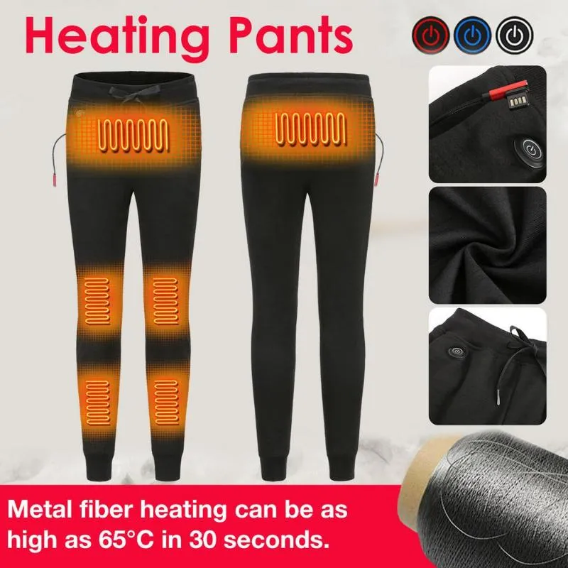 Womens Heated Thermal Leggings Warm, Stretchy, And Washable