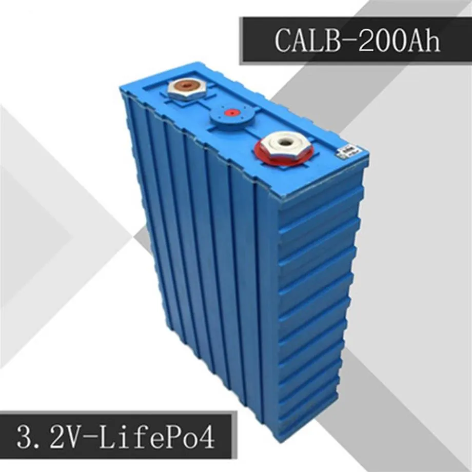 4pcs Original Calb 3.2V 200Ah LiFePO4 Rechargeable Battery SE200AH Plastic Lithium Iron Phosphate Packs Solar Batterya42 a55