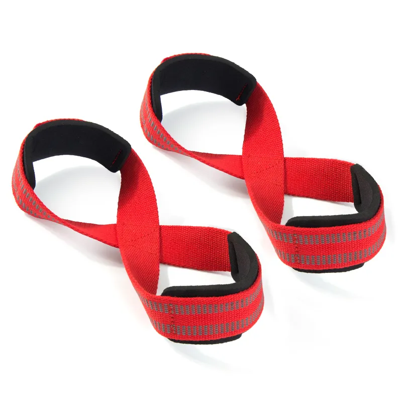 Tyngdlyftande band tyngdlyftning Powerlifting Gym Fitness Powerlifting Bodybuilding Neoprene Barbell Wrist Support Q0107