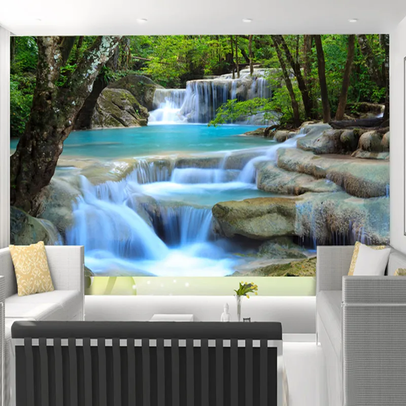 Custom 3D Stereoscopic Photo Wallpaper Bedroom Living Room Sofa TV Background Non-woven Nature Landscape