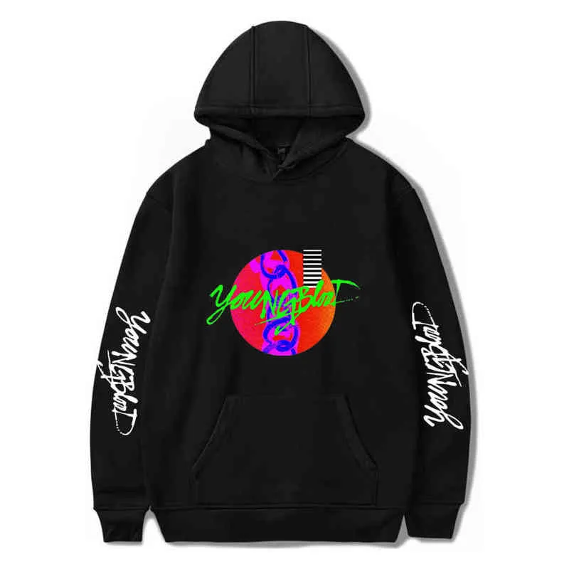 New Youngblood Hoodie Случайные Мода 5SOS Толстовка Мужчины Женщины Streetwear Хип-хоп Толстовки Harajuku Невыплаты Sudadera Hombre Tops G1229