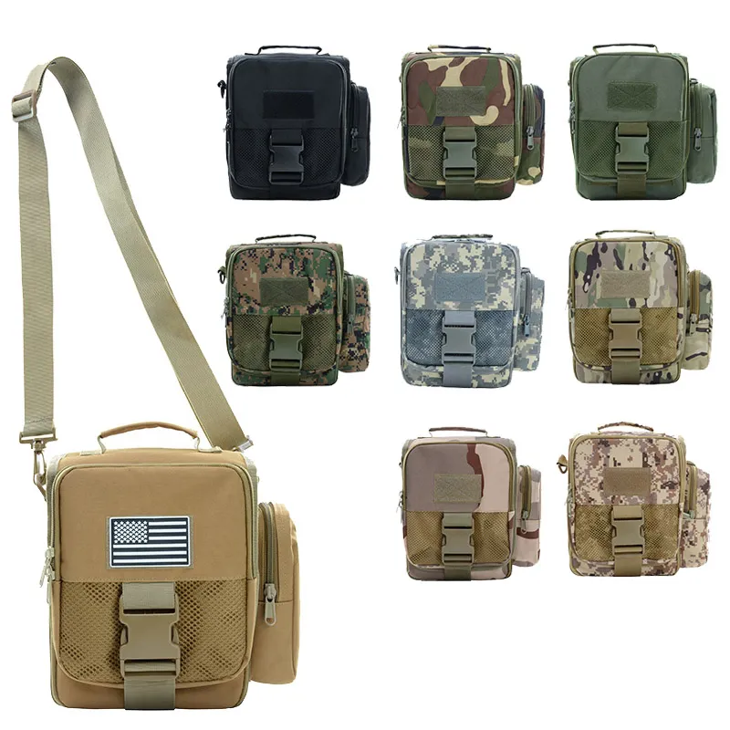 Oudoor Sports Tactical Molle Shoulder Bag Sling Pack Rucksack Knapsack Assault Combat Camouflage Versipack No11-209