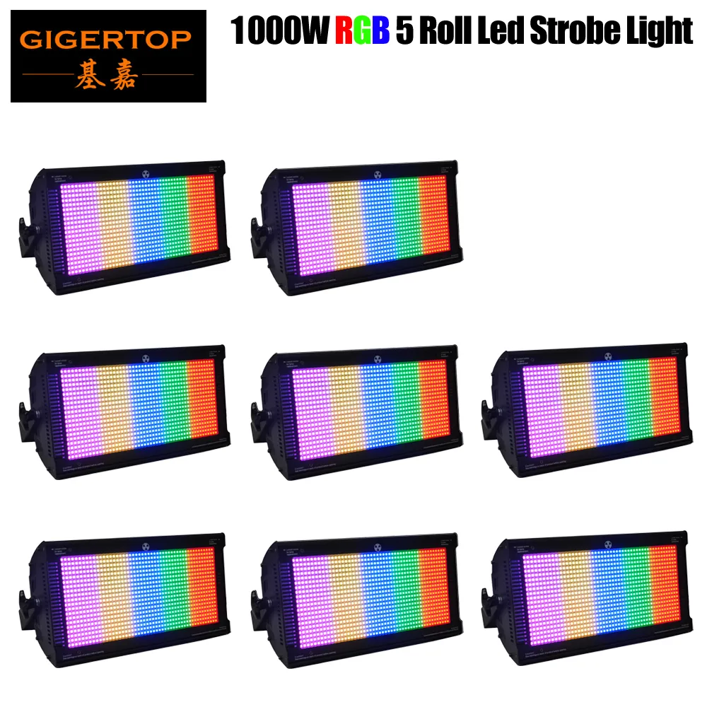 1000 LED RGB Strobe Lights Disco DJ Party Holiday Christmas Music Club Sound Activated Flash Stage Lighting Effect Party