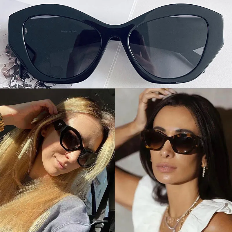 Schwarze Katzenaugen-Sonnenbrille PR07YS, Damenmode, klassische Sonnenbrille, tägliches Einkaufen, Damen-Designerbrille, Top-Qualität, Party, Club, Anti-UV400, mit Originalverpackung