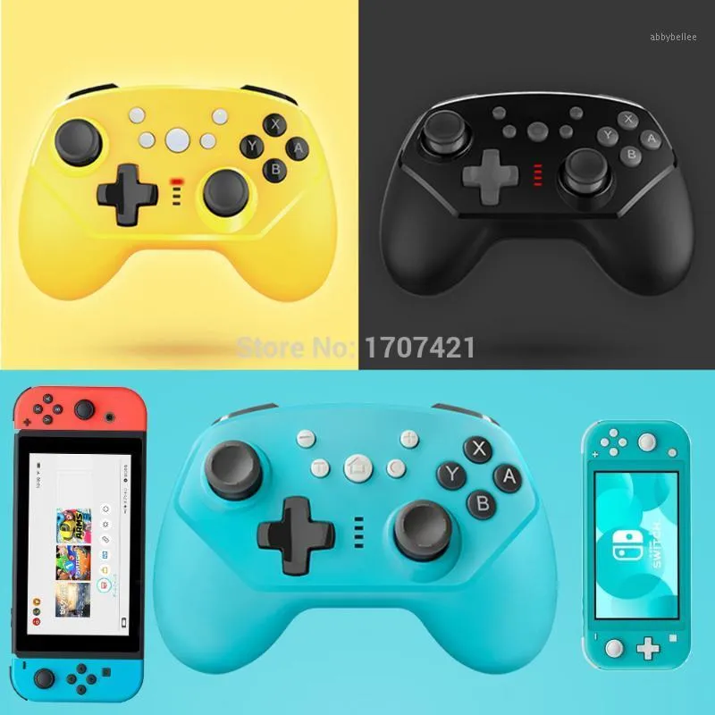 Controladores de juegos Joysticks Switch Pro Controller Bluetooth Gamepads inalámbricos con Axis Vibration Mando Lite Joystick1