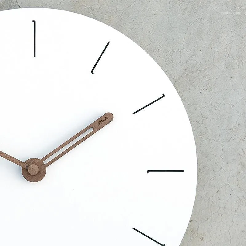 Настенные часы деревянные 12 -дюймовые часы молчаливый цифровой декор для дома современный дизайн для гостиной1