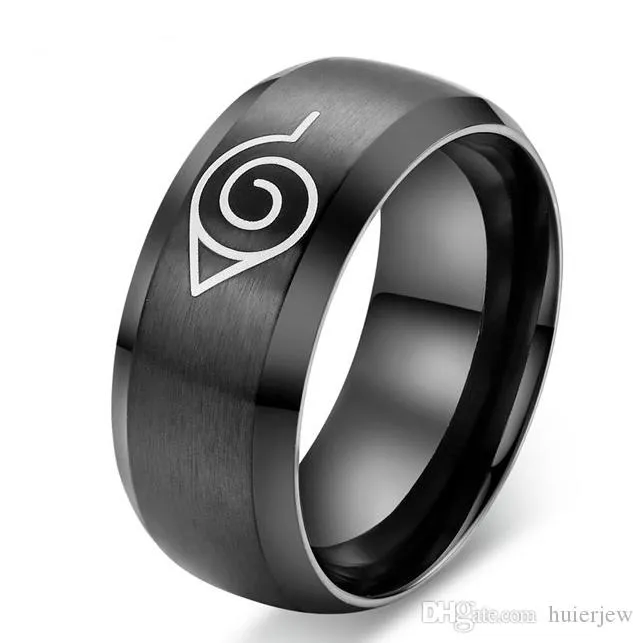 Black sales steel ring
