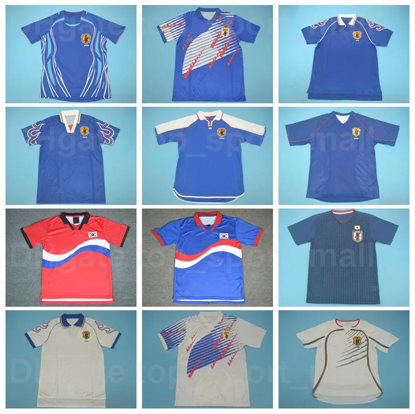 Japan Retro NAKATA voetbalshirts 1999 2000 2002 2004 Vintage MIYAMOTO OGASAWARA OKANO SOMA AKITA KAWAGUCHI HATTORI OKAZAKI voetbalshirtkits nationaal team heren