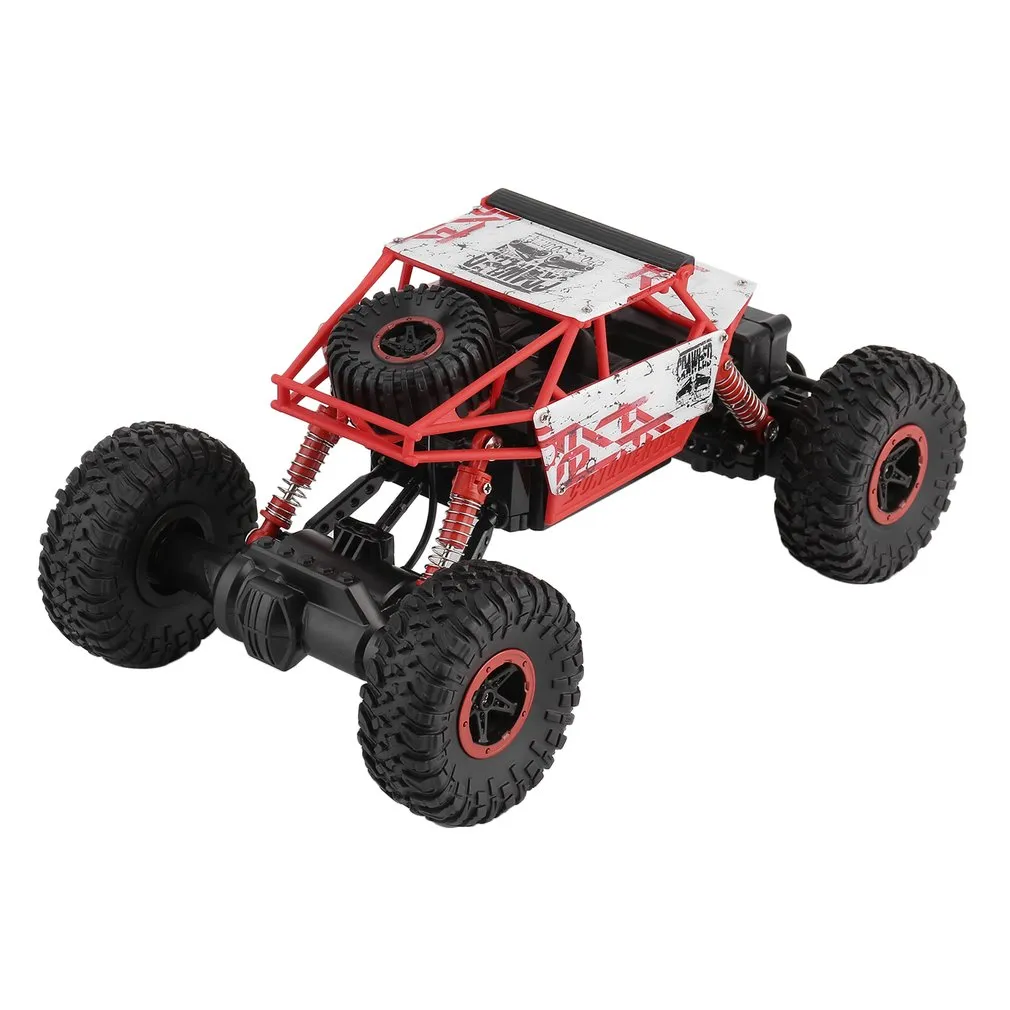 Snabb leverans 2.4g 4WD Rock Crawlers Driving Car Double Motors Drive Bigfoot RC bilmodell Off-road Vehicle Toy EU-kontakt